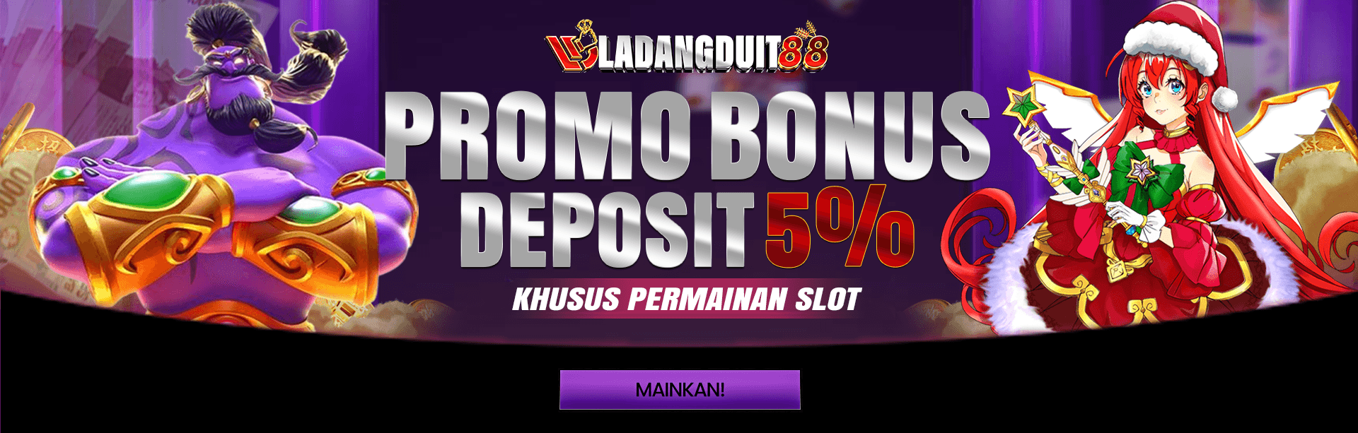  BONUS DEPOSIT 5%