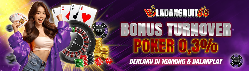 BONUS TURNOVER 0.3% POKER